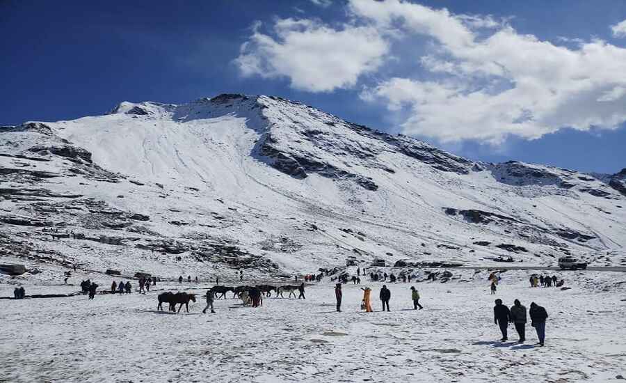 Slide over Rohtang Pass